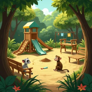 Responsible cleanup and creation of permanent playground.