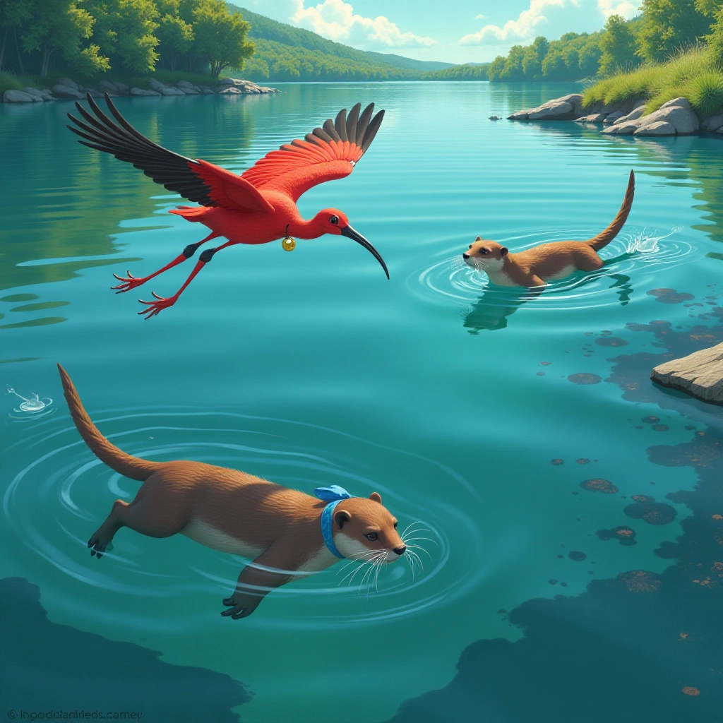 Ruby and Leo discover concerning pollution in their beloved lake