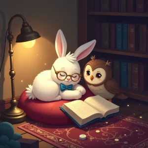 Binky returns to the library, forever changed by the magical adventure.