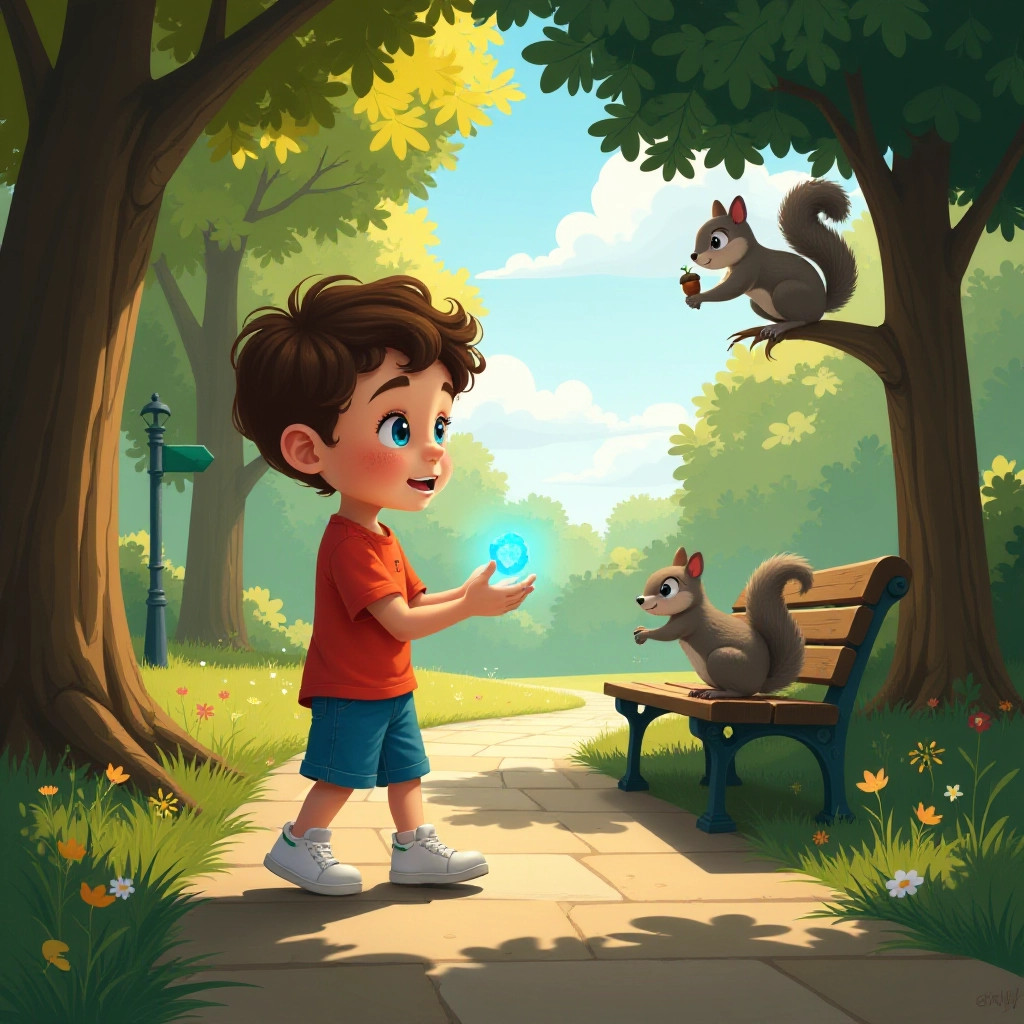 Tommy discovers he can communicate with animals through the stone.