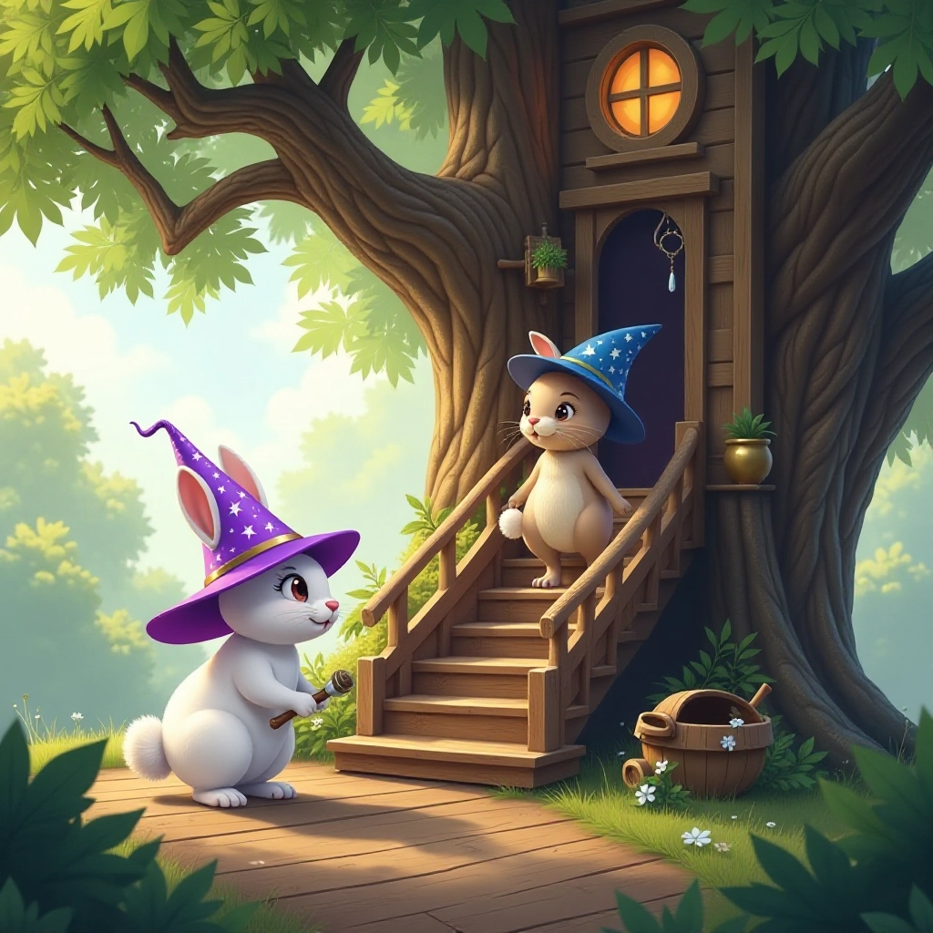 Luna uses clever transformation magic to hide from Pip