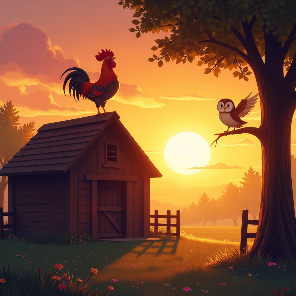 Rocky's magical crow successfully awakens the sun