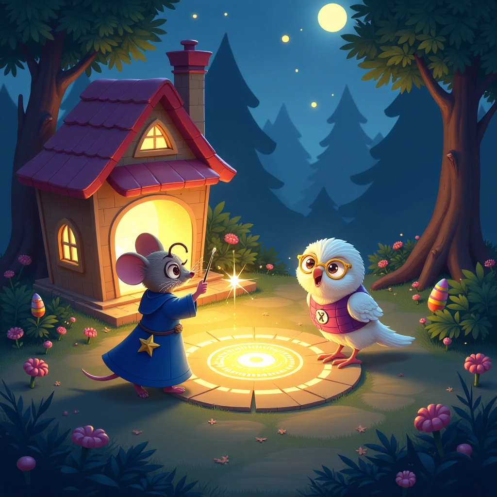 The young heroes discover the invisible candy shop and work to restore it.
