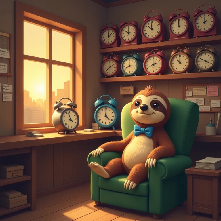 Sammy finds success in his unique way of running the alarm clock shop.