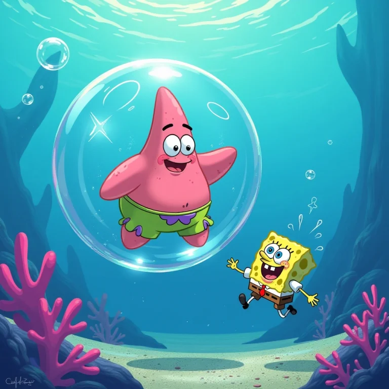 Patrick faces danger as his bubble house begins to destabilize.